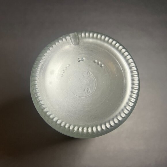 Unique Absolut Citron Vodka Frosted Glass Advertising Bottle Tip Jar Bar Decor - Picture 7 of 8